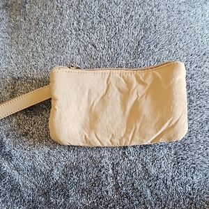 Tan Puffer Wristlet